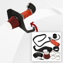 Load image into Gallery viewer, Cadillac CTS-V 5.7L V8 2004-2005 / CTS-V 6.0L V8 2006-2007 Cold Air Intake Red + Heat Shield
