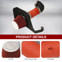 Load image into Gallery viewer, Cadillac CTS-V 5.7L V8 2004-2005 / CTS-V 6.0L V8 2006-2007 Cold Air Intake Red + Heat Shield
