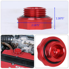 Load image into Gallery viewer, Acura/Honda Aluminum Octogon Screw Style Oil Cap Red
