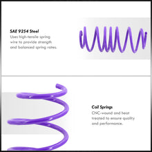 Load image into Gallery viewer, Acura Integra 1990-2001 / Honda Civic 1988-2000 / CRX 1988-1991 / Del Sol 1993-1997 Lowering Springs Purple (Front ~2.0&quot; / Rear ~2.0&quot;)
