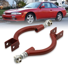 Load image into Gallery viewer, Nissan 240SX S14 1995-1998 Rear Upper Adjustable Camber Kit Control Arms Red
