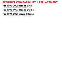 Load image into Gallery viewer, Honda Civic 1992-2000 / Del Sol 1993-1997 / Acura Integra 1994-2001 2-Row Manual Transmission Aluminum Radiator
