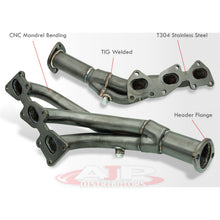 Load image into Gallery viewer, Hyundai Genesis Coupe 3.8L V6 2010-2016 Stainless Steel Exhaust Header Black
