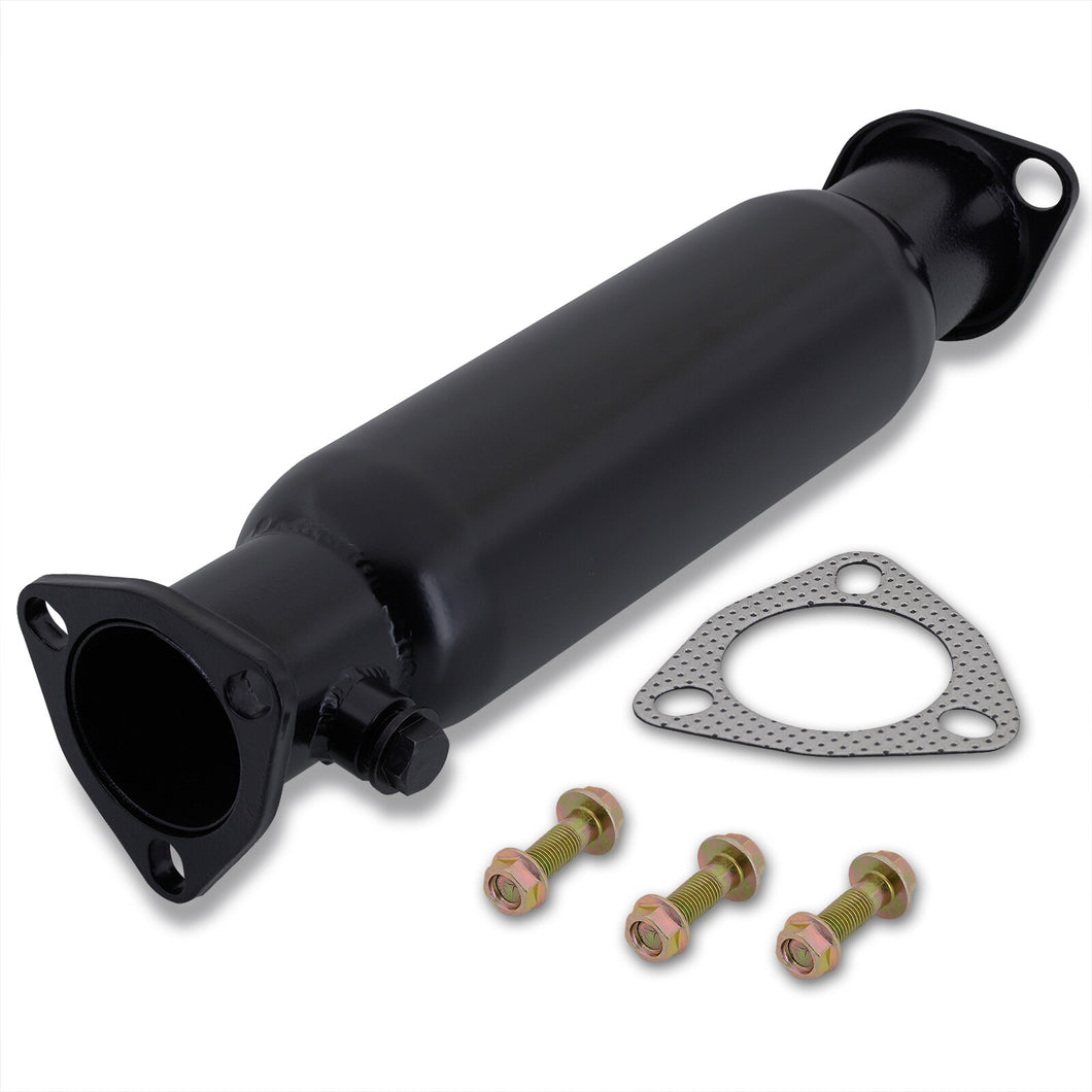 Acura Integra 1990-2001 / Honda Civic 1988-2000 / CRX 1988-1991 / Del Sol 1993-1997 Stainless Steel Resonated Test Pipe Black