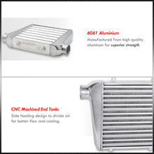 Load image into Gallery viewer, Universal Aluminum Intercooler (Tube &amp; Fin | Overall: 18.5&quot; x 11.75&quot; x 2.5&quot; | Core: 11.0&quot; x 11.75&quot; x 2.5&quot; | Inlet/Outlet: 2.5&quot;)
