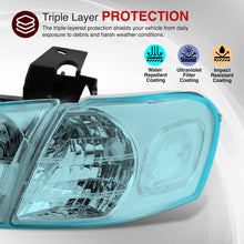 Load image into Gallery viewer, Chevrolet Venture 1997-2005 Factory Style Headlights Chrome Housing Clear Len Clear Reflector
