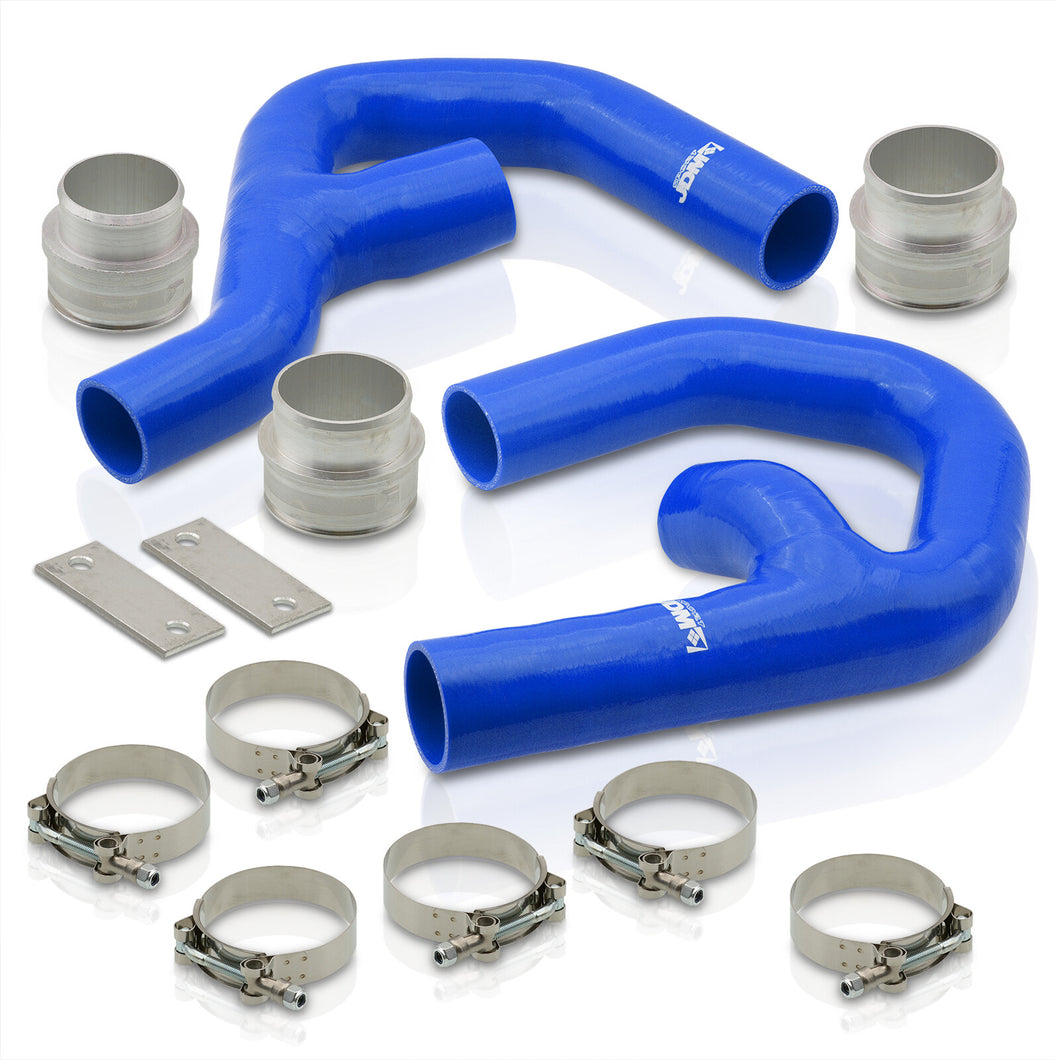 Volkswagen Golf GTI 2.0 FSi T MK5 MK6 2006-2010 Bolt-On Silicone Intercooler Piping Kit + Blue Couplers (Use with IC-B20A)