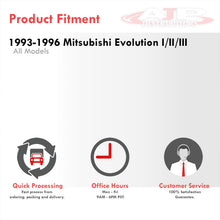Load image into Gallery viewer, Mitsubishi Lancer Evo I II III 1993-1996 Bolt-On Aluminum Polished Piping Kit + Red Couplers
