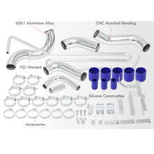 Load image into Gallery viewer, Mazda RX7 FD3S 1992-1997 Bolt-On Aluminum Polished Piping Kit + Blue Couplers
