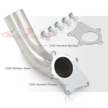 Load image into Gallery viewer, Universal 10" 90 Degree 2.5" T3/T4 Turbo Downpipe
