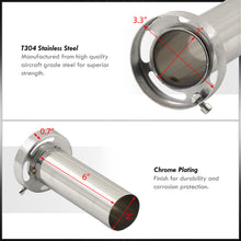 Load image into Gallery viewer, Universal 3.5&quot; N1 Catback Exhaust Muffler Tip Silencer
