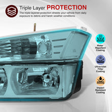 Load image into Gallery viewer, Chevrolet Avalanche (Plastic Body Cladding Models Only) 2002-2006 Factory Style Headlights + Bumpers Chrome Housing Clear Len Clear Reflector
