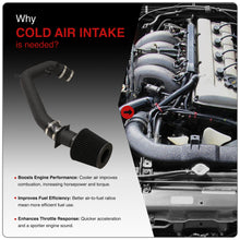 Load image into Gallery viewer, Nissan 240SX S13 DOHC 1989-1994 Cold Air Intake Black
