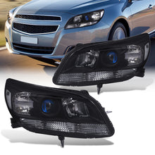 Load image into Gallery viewer, Chevrolet Malibu 2013-2015 Factory Style Headlights Black Housing Clear Len Clear Reflector (Halogen Models Only)
