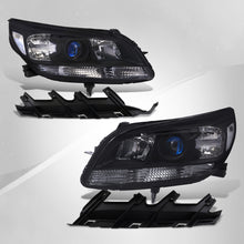 Load image into Gallery viewer, Chevrolet Malibu 2013-2015 Factory Style Headlights Black Housing Clear Len Clear Reflector (Halogen Models Only)
