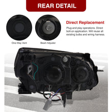 Load image into Gallery viewer, Chevrolet Malibu 2013-2015 Factory Style Headlights Black Housing Clear Len Clear Reflector (Halogen Models Only)
