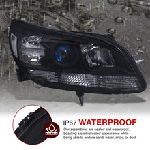 Load image into Gallery viewer, Chevrolet Malibu 2013-2015 Factory Style Headlights Black Housing Clear Len Clear Reflector (Halogen Models Only)
