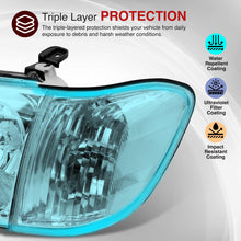 Load image into Gallery viewer, Toyota Tundra (Double Cab / 4 Door Models Only) 2005-2006 / Sequoia 2005-2007 Factory Style Headlights + Corners Chrome Housing Clear Len Clear Reflector
