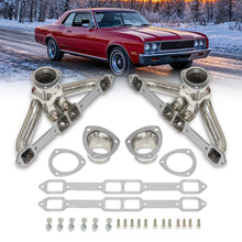 Load image into Gallery viewer, Chrysler Dodge Plymouth Mopar 383-440 Big Block BB V8 1959-1978 Stainless Steel Shorty Exhaust Header
