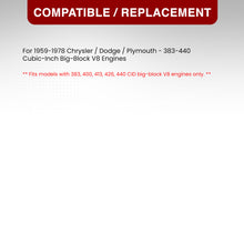 Load image into Gallery viewer, Chrysler Dodge Plymouth Mopar 383-440 Big Block BB V8 1959-1978 Stainless Steel Shorty Exhaust Header
