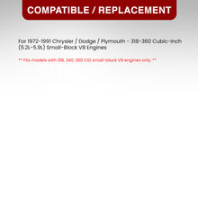 Load image into Gallery viewer, Chrysler Dodge Plymouth Mopar 318 340 360 Small Block SB 5.2L 5.9L 1972-1991 Stainless Steel Long Tube Exhaust Header
