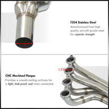 Load image into Gallery viewer, Chevrolet Corvette C6 2005-2013 Stainless Steel Long Tube Header + X-Pipe
