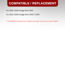 Load image into Gallery viewer, Dodge Ram 1500 Truck 2002-2005 / 2500 3500 Truck 2003-2005 Factory Style Headlights Black Housing Clear Len Amber Reflector
