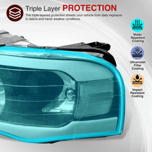 Load image into Gallery viewer, Dodge Ram 1500 2002-2005 / Ram 2500 3500 2003-2005 LED DRL Bar Factory Style Headlights Black Housing Clear Len Clear Reflector
