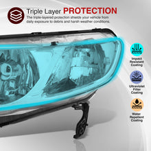 Load image into Gallery viewer, Honda Civic Sedan 2006-2011 Factory Style Headlights Chrome Housing Clear Len Clear Reflector
