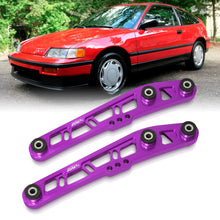 Load image into Gallery viewer, JDM Sport Acura Integra 1994-2001 / Honda Civic 1988-1995 / CRX 1988-1991 / Del Sol 1993-1997 Rear Lower Control Arms Purple with Black Bushings
