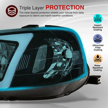 Load image into Gallery viewer, Honda Civic 1999-2000 LED DRL Bar Factory Style Headlights Black Housing Clear Len Clear Reflector

