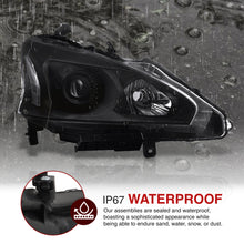 Load image into Gallery viewer, Nissan Altima Sedan 2013-2015 Factory Style Projector Headlights Black Housing Clear Len Clear Reflector (Halogen Models Only)
