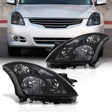 Load image into Gallery viewer, Nissan Altima Sedan 2010-2012 Factory Style Projector Headlights Black Housing Clear Len Clear Reflector (Halogen Models Only)
