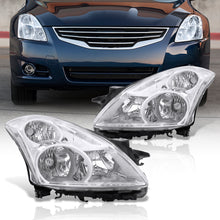 Load image into Gallery viewer, Nissan Altima Sedan 2010-2012 Factory Style Projector Headlights Chrome Housing Clear Len Clear Reflector (Halogen Models Only)

