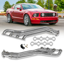Load image into Gallery viewer, Ford Mustang GT 4.6L V8 2005-2010 Stainless Steel Long Tube Exhaust Header

