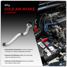 Load image into Gallery viewer, Honda Accord 1994-2002 / Prelude 1992-2001 2.2L I4 Cold Air Intake Polished

