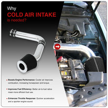 Load image into Gallery viewer, Honda Accord V6 1995-2002 Cold Air Intake Polished
