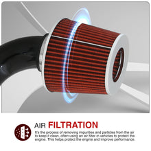 Load image into Gallery viewer, Mitsubishi Ecilpse 2000-2005 / Galant 1999-2003 Cold Air Intake Black
