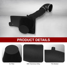 Load image into Gallery viewer, Ford Mustang 4.6L V8 2005-2009 Cold Air Intake Black + Heat Shield
