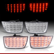 Load image into Gallery viewer, Chevrolet Camaro 2010-2013 Sequential LED Tail Lights Chrome Housing Clear Len
