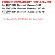 Load image into Gallery viewer, Chevrolet Silverado 2007-2013 LED DRL Bar Factory Style Headlights Black Housing Clear Len Amber Reflector
