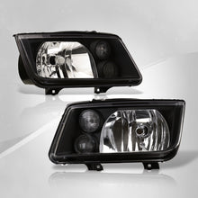 Load image into Gallery viewer, Volkswagen Jetta 1999-2004 Factory Style Headlights + Euro Fogs Black Housing Clear Len Clear Reflector
