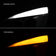 Load image into Gallery viewer, Honda Accord 2003-2007 LED DRL Bar Factory Style Headlights Chrome Housing Clear Len Clear Reflector
