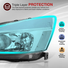 Load image into Gallery viewer, Honda Accord 2003-2007 LED DRL Bar Factory Style Headlights Chrome Housing Clear Len Clear Reflector
