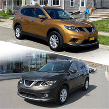 Load image into Gallery viewer, Nissan Rogue 2014-2016 LED DRL Factory Style Headlights Black Housing Clear Len Clear Reflector (Halogen Models Only)
