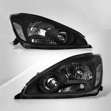 Load image into Gallery viewer, Toyota Sienna 2004-2005 Factory Style Headlights Black Housing Clear Len Clear Reflector (Halogen Models Only)
