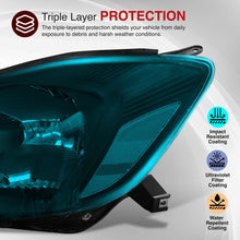Load image into Gallery viewer, Toyota Sienna 2004-2005 Factory Style Headlights Black Housing Clear Len Clear Reflector (Halogen Models Only)
