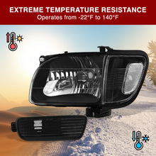 Load image into Gallery viewer, Toyota Tacoma 2001-2004 Factory Style Headlights + Bumpers + Corners Black Housing Clear Len Clear Reflector

