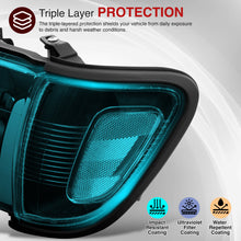 Load image into Gallery viewer, Toyota Tacoma 2001-2004 LED DRL Bar Factory Style Headlights + Corners Black Housing Clear Len Clear Reflector
