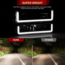 Load image into Gallery viewer, Chevrolet C/K 1500 2500 3500 1994-1998 LED DRL Bar Projector Headlights + Bumpers + Corners Black Housing Clear Len Clear Reflector
